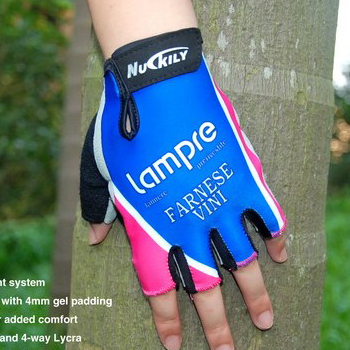 2011 Lampre Guante de bicicletas